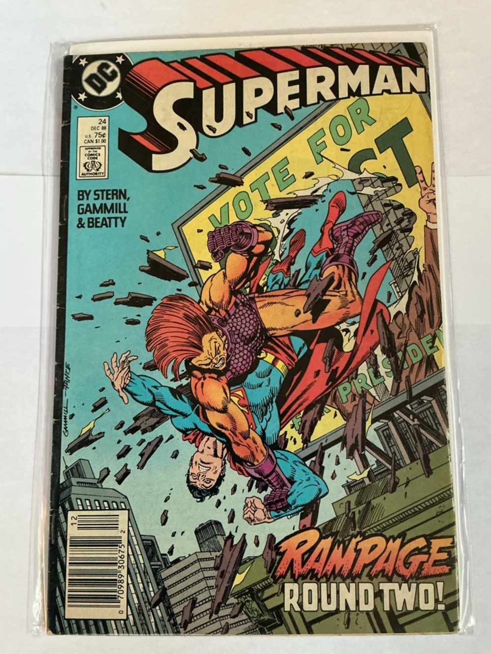 Superman Comic No 24, Dec 88